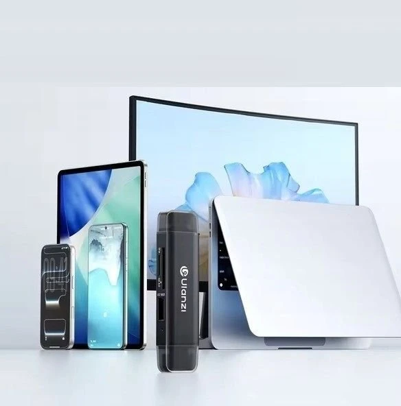 Atminties kortelė Atminties kortelių skaitytuvas - Ulanzi CR3 3 in 1 kortelių skaitytuvas 4.0 USB C/A 312 MB/s