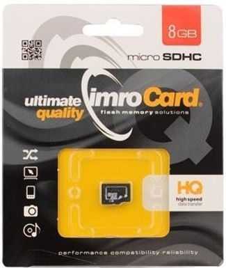 Atminties kortelė Karta Imro Micro SDHC 8 GB Class 10 (10/8G)