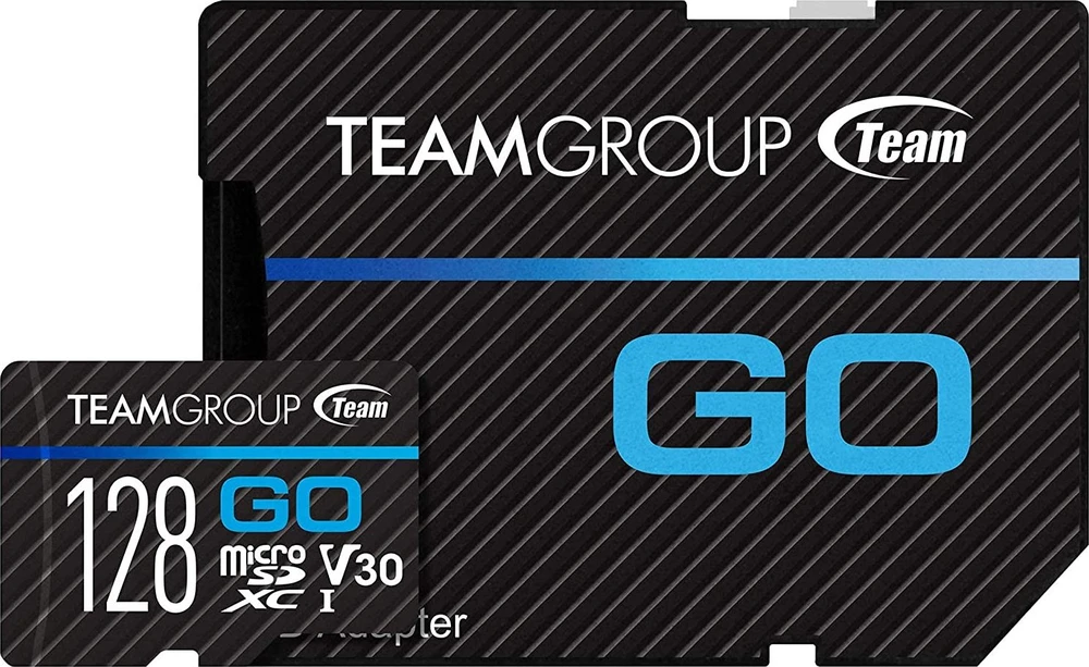 Atminties kortelė Team Group Karta TeamGroup Go Micro SDXC 128 GB 10 klasės UHS-I/U3 V30 (TGUSDX128GU303)