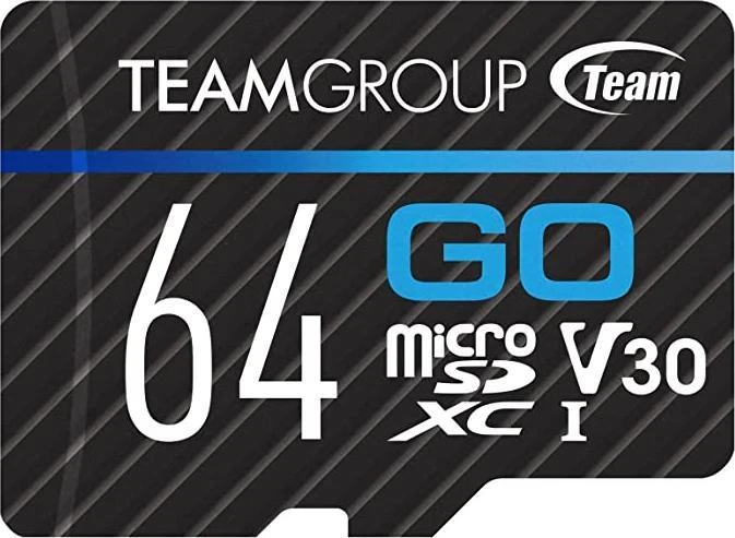 Atminties kortelė Team Group Karta TeamGroup Go Micro SDXC 64 GB 10 klasės UHS-I/U3 V30 (TGUSDX64GU303)