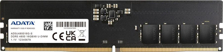 RAM ADATA 16GB DDR5 4800MHz U-DIMM
