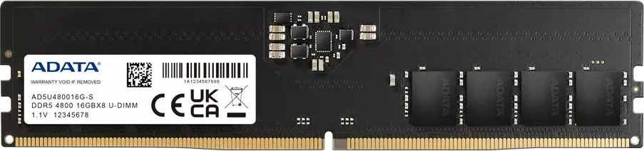RAM 16 GB ADATA DIMM 5600 (AD5U560016G-S, „Premier“ dėklas, INTEL XMP)