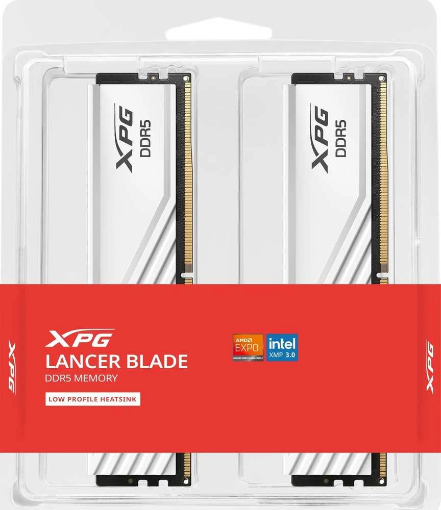 RAM Adata XPG Lancer Blade DDR5 6000 32GB (2x16) CL36 balta