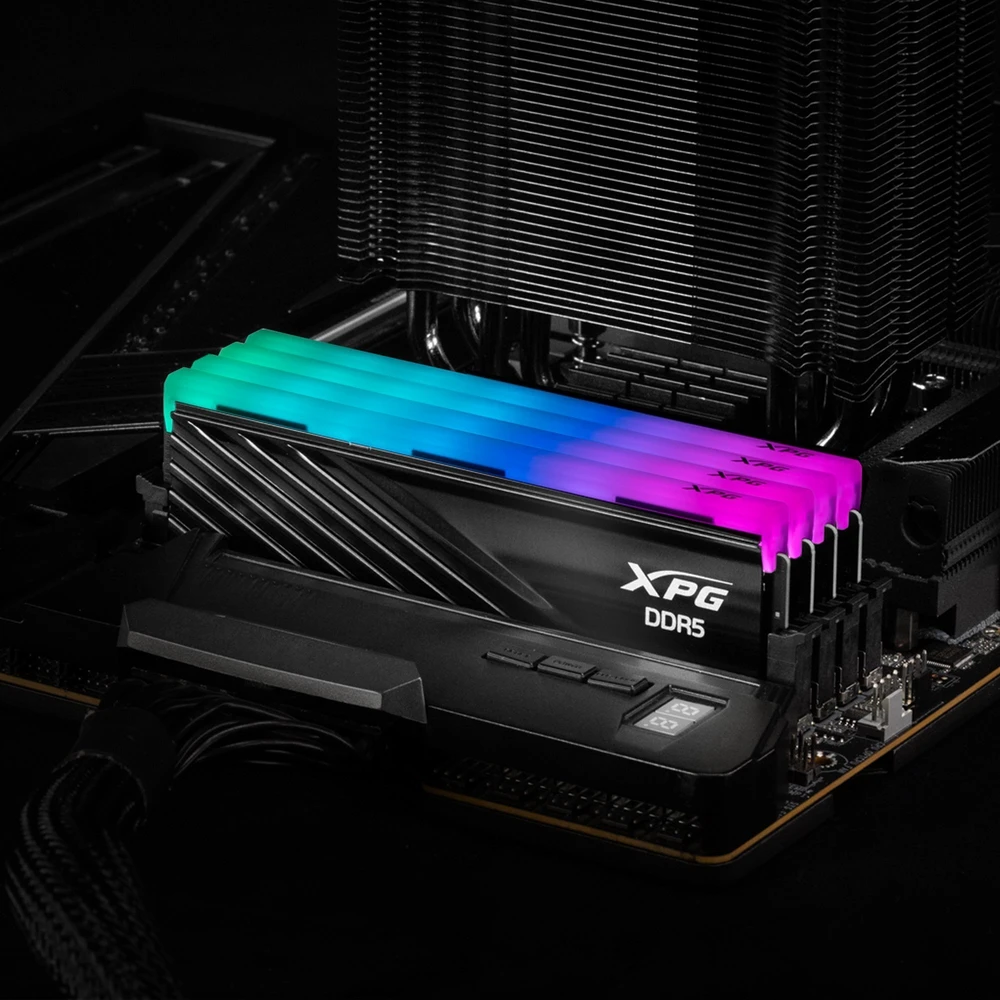 ADATA XPG Lancer BLADE RGB DDR5-6000 RAM, CL36, XMP 3.0, AMD EXPO – 48GB Dual Kit, juodas