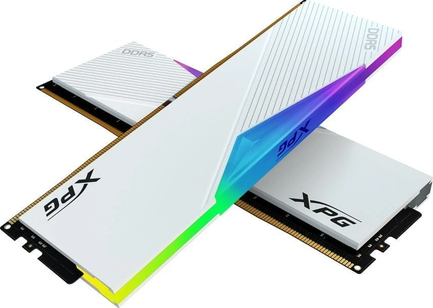 RAM Atmintis ADATA XPG Lancer RGB, DDR5, 32 GB, 6000MHz, CL30 (AX5U6000C3016G-DCLARWH)