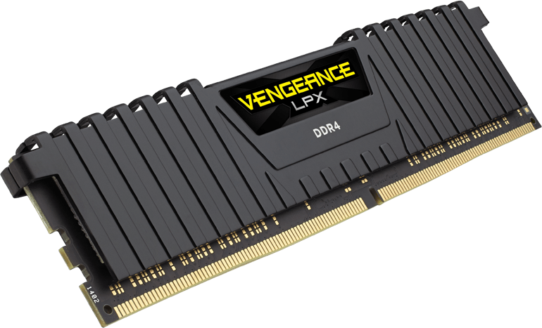 RAM CORSAIR 16GB DDR4 3000MHz 288Dimm unbuffered 16-20-20-38 Vengeance LPX Juodas Heat Spreader 1,35V XMP2.0