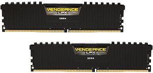 RAM CORSAIR DDR4 2666MHz 16GB 2x8GB 288 DIMM Nebuferinis 16-18-18-35 Vengeance LPX Juodas Šilumos skirstytuvas 1.2V XMP2.0