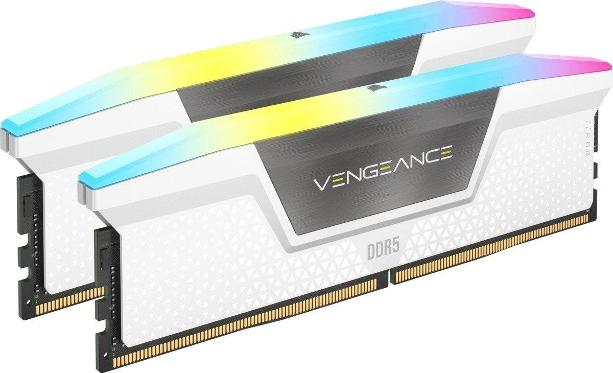 RAM 32 GB PC 5200 CL40 CORSAIR KIT (2x16 GB) VENGEANCE RGB W mažmeninė prekyba