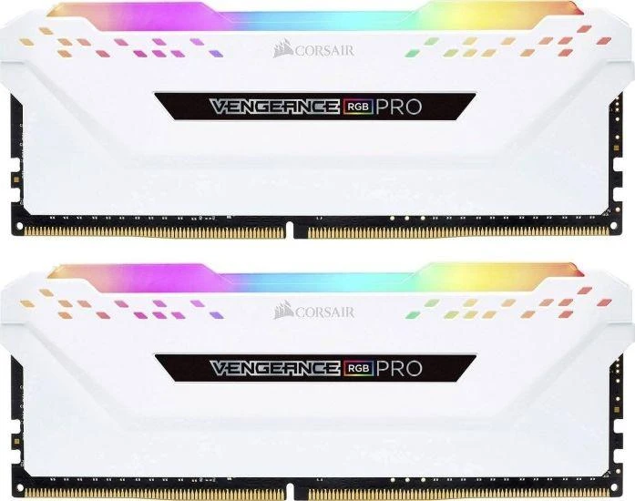 RAM 32 GB PC 3200 CL16 CORSAIR KIT (2x16 GB) VENGEANCE RGB W mažmeninė prekyba