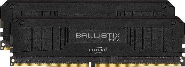 RAM „Crucial Ballistix Max Juodas“, DDR4-5100, CL19 – 16 GB dvigubas rinkinys