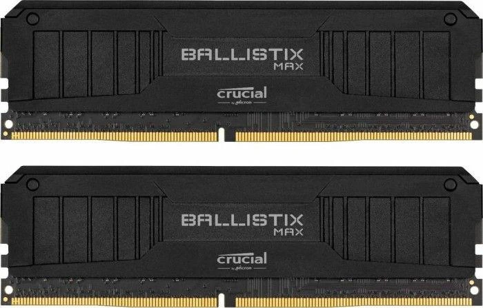 RAM „Crucial Ballistix Max Juodas“, DDR4-5100, CL19 – 16 GB dvigubas rinkinys