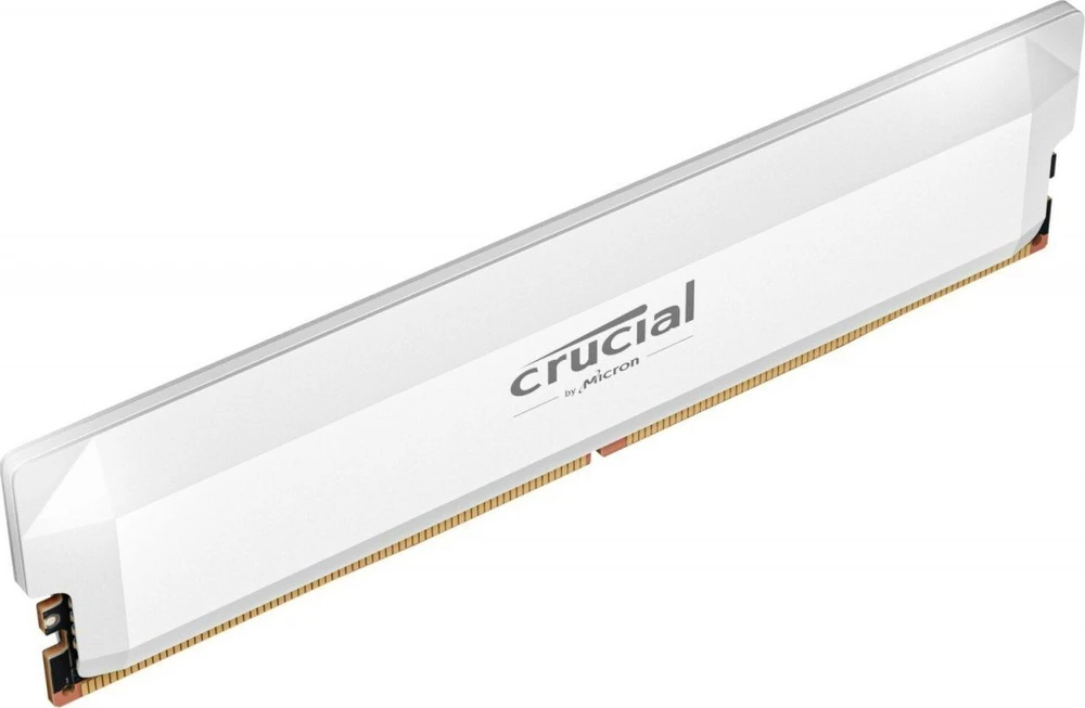 RAM Crucial Pro Overclocking 32GB [2x16GB 6400MHz DDR5 CL38 UDIMM] balta