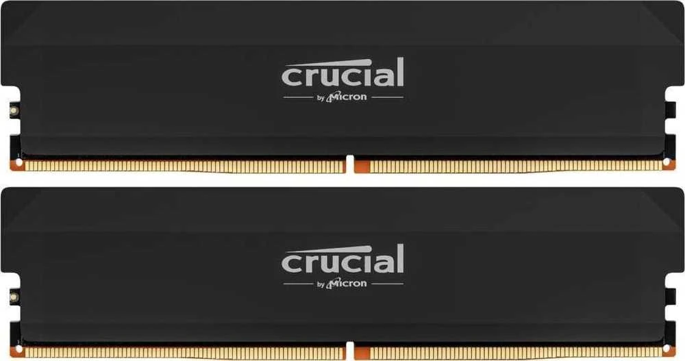 RAM „Crucial Pro“ spartinimo funkcija 64 GB [2 x 32 GB 6400 MHz DDR5 CL40 UDIMM]