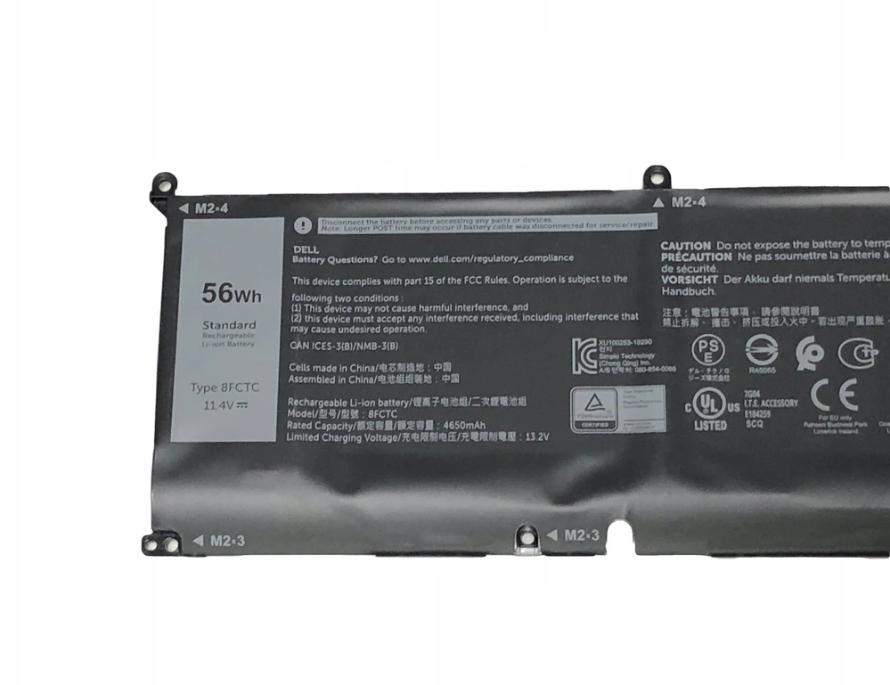 Dell Baterija PRI, 56WHR, 3 Cell,