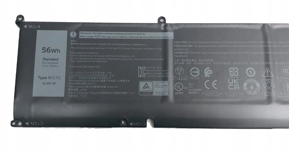 Dell 56 Wh ličio jonų akumuliatorius, skirtas