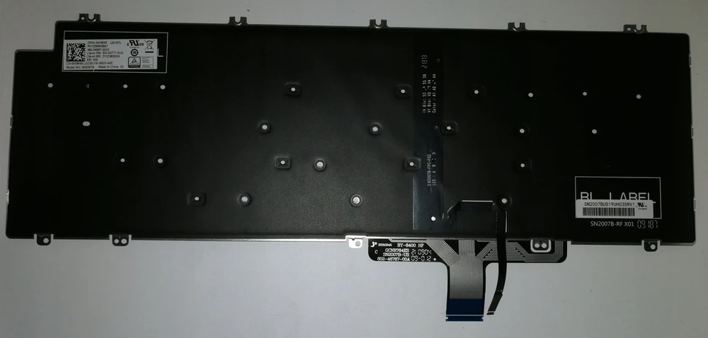 Dell nešiojamojo kompiuterio atmintis Klaviatūra, vidinė,