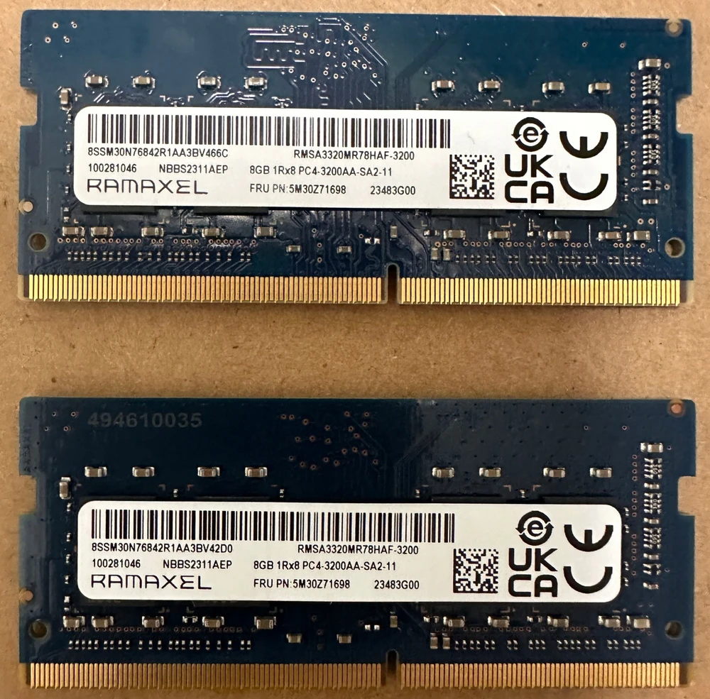 RAM Lenovo 8 GB DDR4 SODIMM atminties modulis