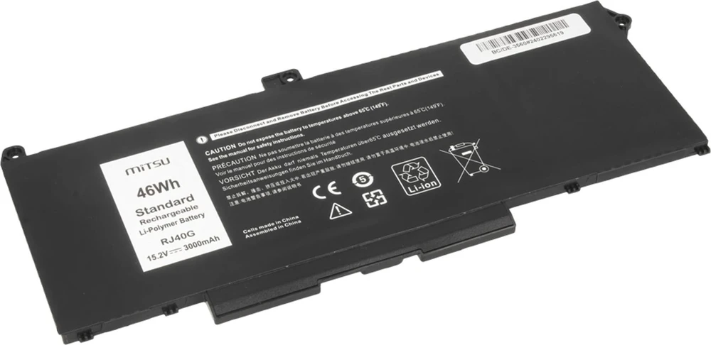 Mitsu Baterija RJ40G Dell Latitude 5520 5420 Precision 3560 3000mAh (46Wh) 15,2V