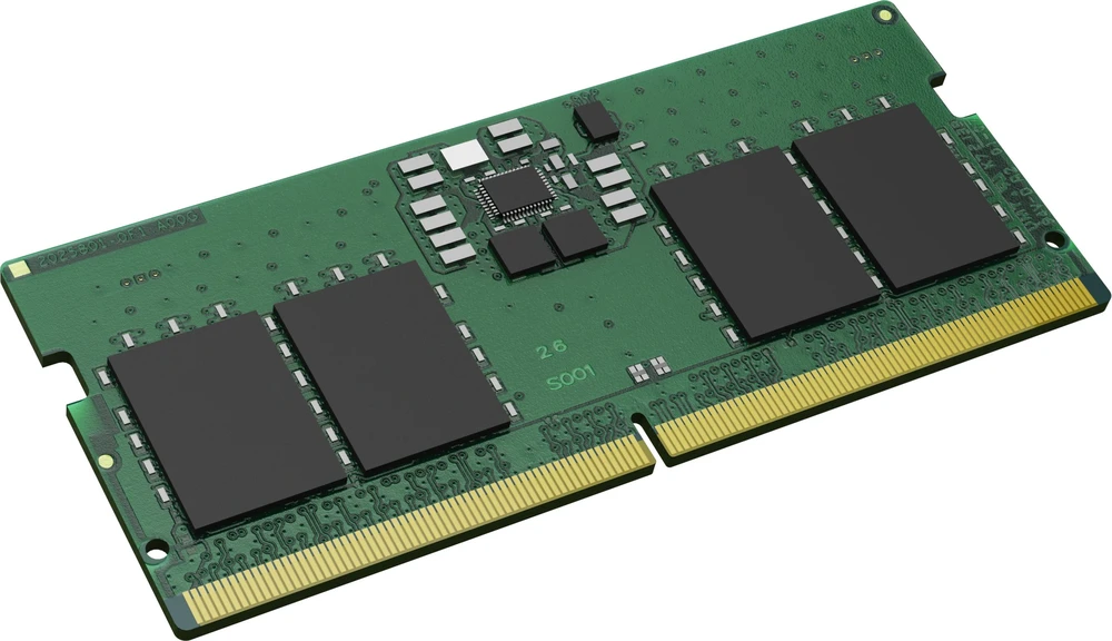 Atmintis nešiojamajam kompiuteriui PNY Kingston Technology ValueRAM atminties modulis 8 GB 1 x 8 GB DDR5 5600 MT/s 262-pin SO-DIMM (KVR56S46BS6-8BK)