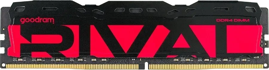 „Goodram *DDR4 Rival Radiant 64GB (2*32)/3200 CL18 Raudona“ atminties modulis 2 x 32 GB 3200 MT/s 288 kontaktų DIMM