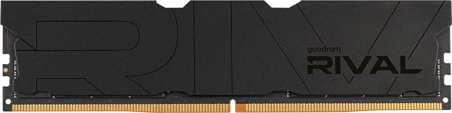 „Goodram *DDR4 Rival Deep Juodas 16GB(1*16)/3600 CL18“ atminties modulis 1 x 16 GB 3600 MT/s 288 kontaktų DIMM