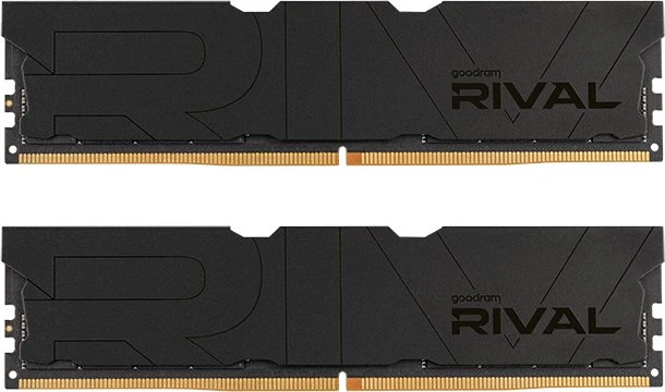 „Goodram *DDR4 Rival Deep Juodas 16GB(2* 8)/3600 CL18“ atminties modulis 2 x 8 GB 3600 MT/s 288 kontaktų DIMM
