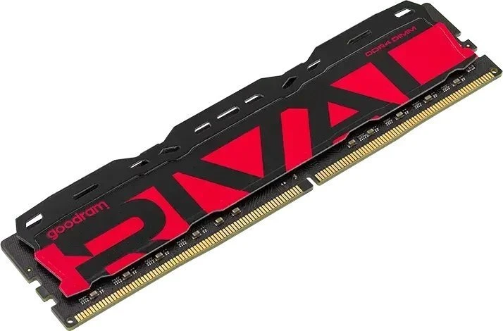 „Goodram *DDR4 Rival Radiant 16GB (2* 8)/3200 CL16 Raudona“ atminties modulis 2 x 8 GB 3200 MT/s 288 kontaktų DIMM