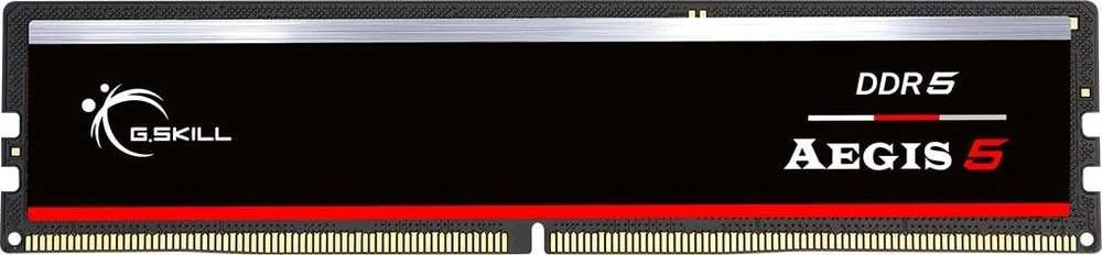 G.Skill Aegis DDR5 atminties modulis su raudonos linijos dizainu