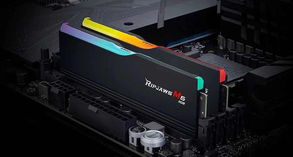 G.Skill Ripjaws M5 RGB F5-6000J3636F16GX2-RM5RK atminties modulis 32 GB 2 x 16 GB DDR5 6000 MHz