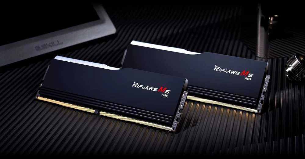 RAM G.Skill Ripjaws M5 RGB F5-6000J2836G32GX2-RM5RK atminties modulis 64 GB 2 x 32 GB DDR5