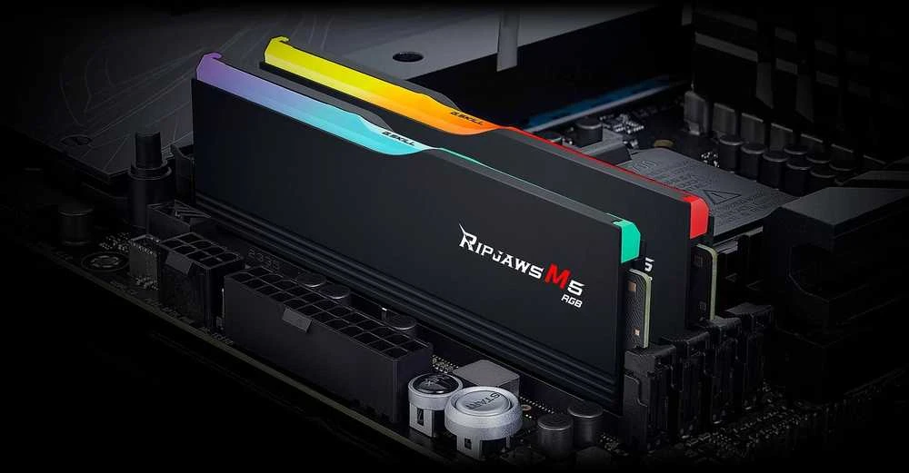 RAM G.Skill Ripjaws M5 RGB F5-6000J2836G32GX2-RM5RK atminties modulis 64 GB 2 x 32 GB DDR5