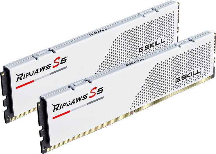 RAM Atmintis G.Skill Ripjaws S5, DDR5, 48 GB, 6000 MHz, CL30 (F5-6000J3036F24GX2-RS5W)