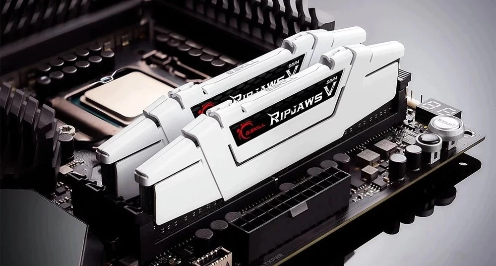 RAM G.SKILL RIPJAWSV DDR4 2X16GB 3600MHZ CL16 XMP2 Baltas