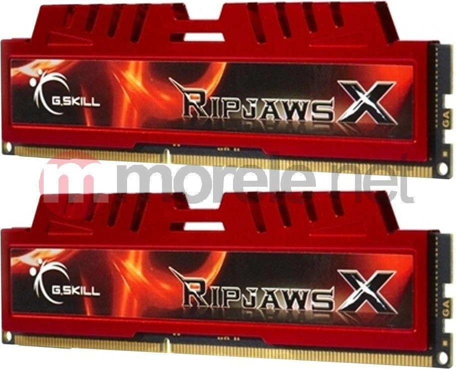 RAM G.SKILL F3-12800CL10D-16GBXL DDR3 16GB G.Skill RipjawsX rinkinys (2x8GB) 1600MHz CL10 1.5V XMP