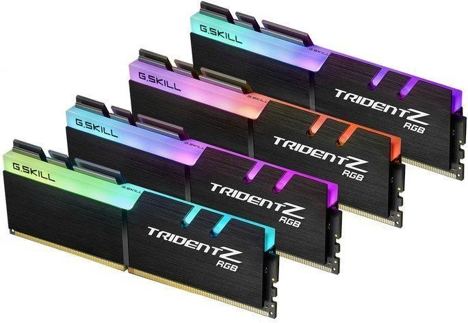 RAM G.Skill DIMM 32 GB DDR4-3200 (4x 8 GB) keturių rinkinių atmintis - juodas, F4-3200C16Q-32GTZRX, Trident Z RGB, INTEL XMP