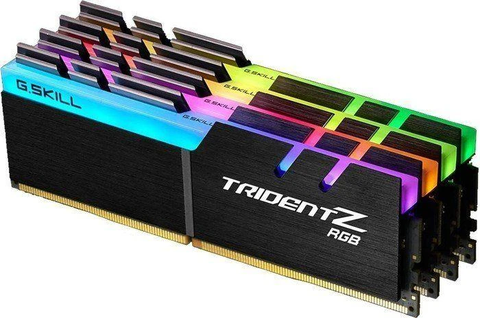RAM G.Skill DIMM 32 GB DDR4-3200 (4x 8 GB) keturių rinkinių atmintis - juodas, F4-3200C16Q-32GTZRX, Trident Z RGB, INTEL XMP