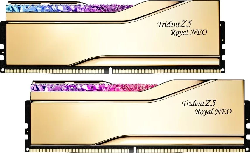 32 GB (2 x 16 GB) G.Skill Trident Z5 Royal Neo RGB DDR5-6400 CL30 RAM atmintis