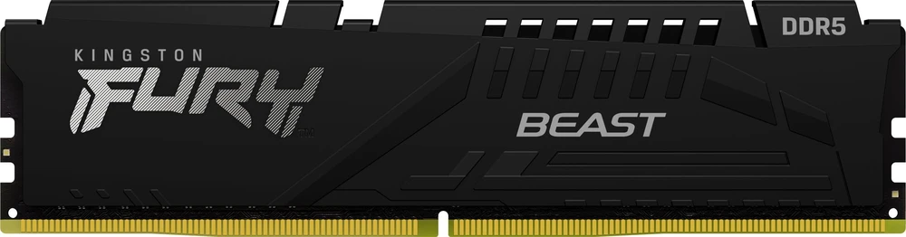 RAM KINGSTON 32GB 6000MT/s DDR5 CL36 DIMM rinkinys iš 2 FURY Beast Juodas