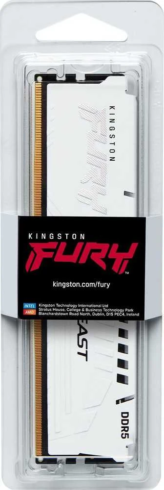 RAM Kingston KF564C32BWE-16 16GB 6400MT/s DDR5 CL32 DIMM FURY Beast Baltas EXPO | Kingstonas