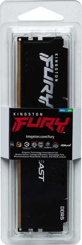 RAM Kingston KF560C30BBE-32 32GB 6000MT/s DDR5 CL30 DIMM FURY Beast Juodas EXPO | Kingstonas