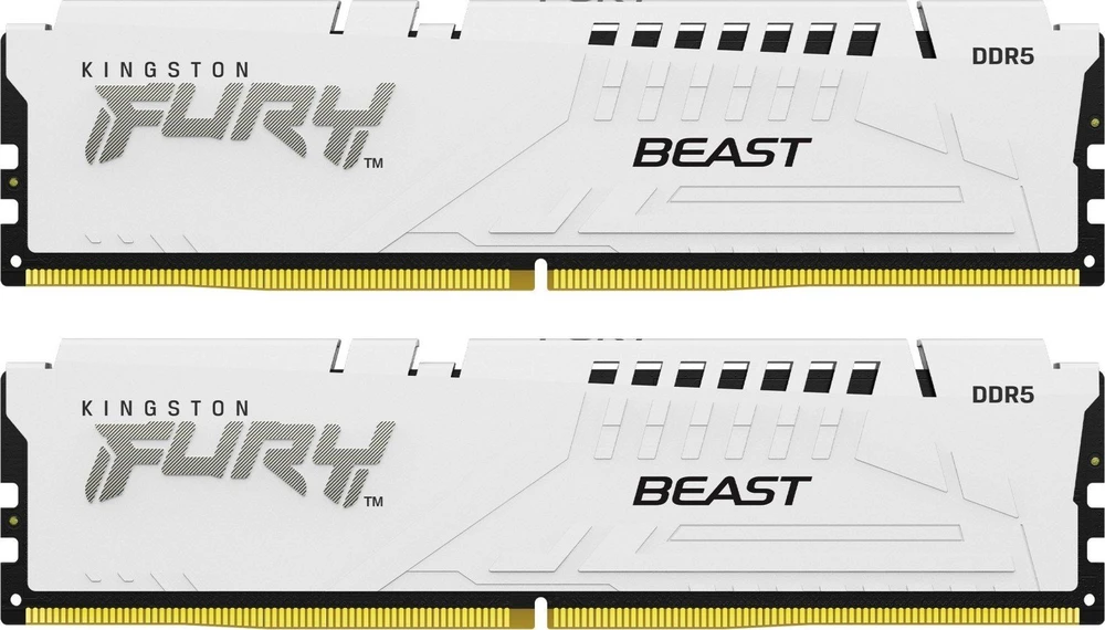 RAM Kingston KF564C32BWEK2-32 32GB 6400MT/s DDR5 CL32 DIMM (Kit of 2) FURY Beast Baltas EXPO | Kingstonas