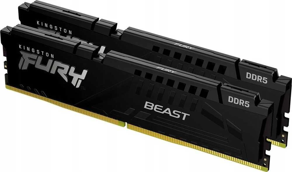 Kingston 64GB 6000MT/s DDR5 CL30 DIMM (2 vnt. rinkinys) FURY Beast Juodas EXPO