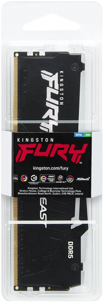 RAM „Kingston Technology Fury Beast“ 32 GB 6000 MT/s DDR5 CL36 DIMM RGB atmintis