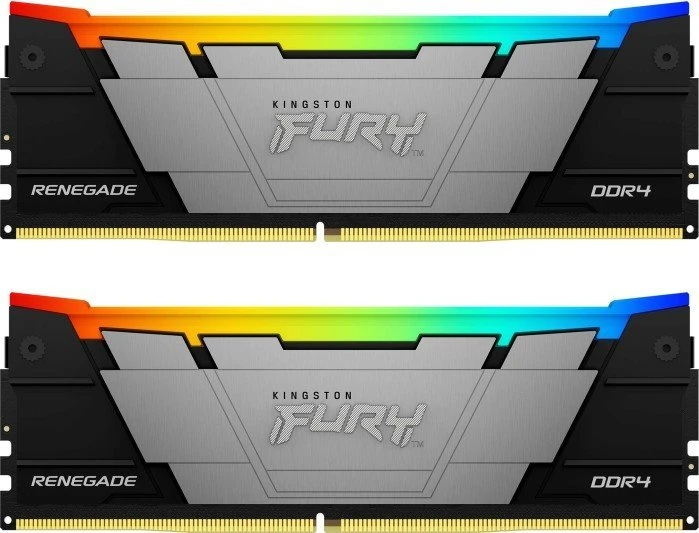 RAM „Kingston KF440C19RB2AK2/16“ 16 GB 4000 MT/s DDR4 CL19 DIMM (2 vnt. rinkinys) FURY Renegade RGB | „Kingston“