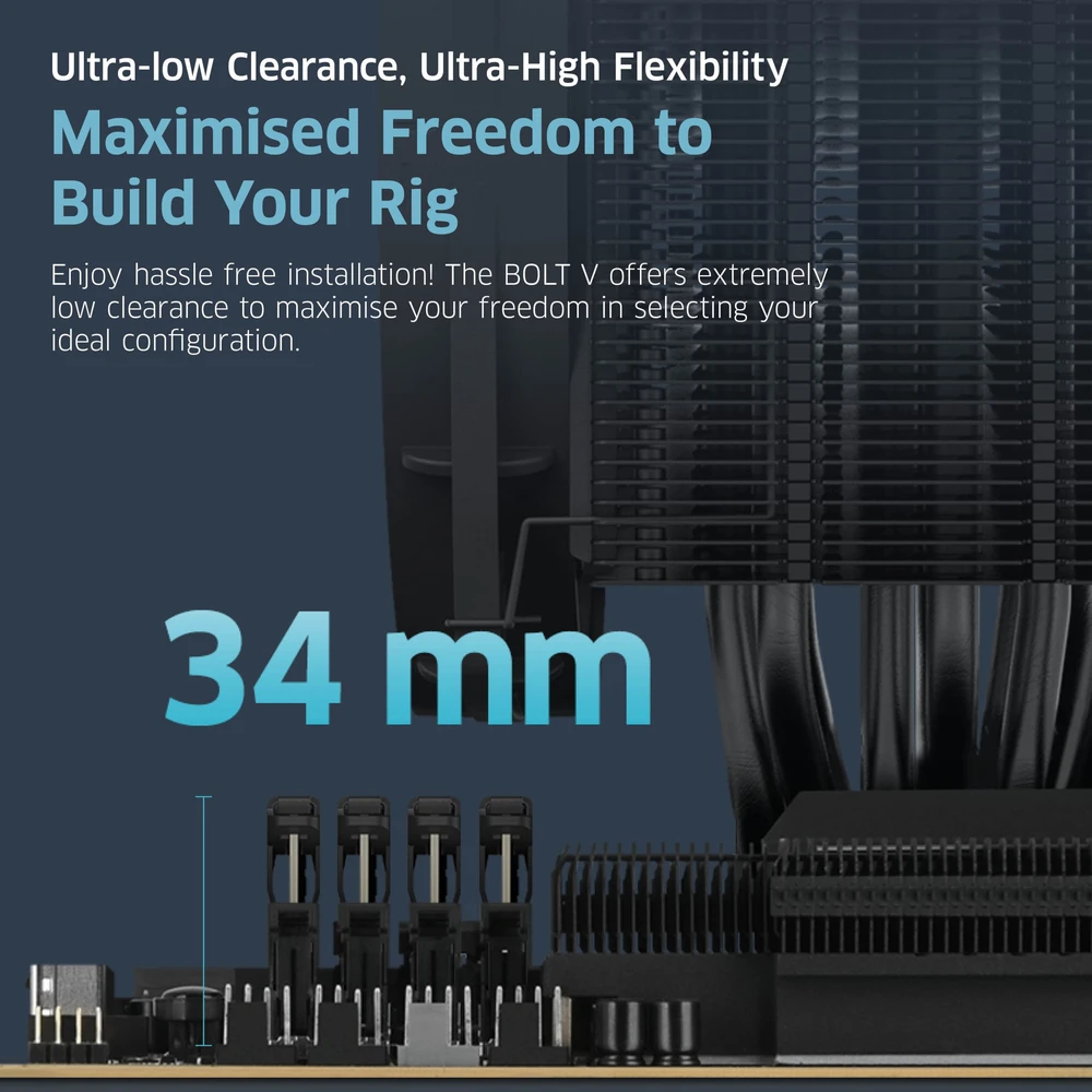 Atmintis Klevv BOLT V 32GB (2x16GB) DDR5 Gaming RAM 6000MHz CL30 Memory Module Kit moduł pamięci 288-pin DIMM (KD5AGUA80-60A300H)