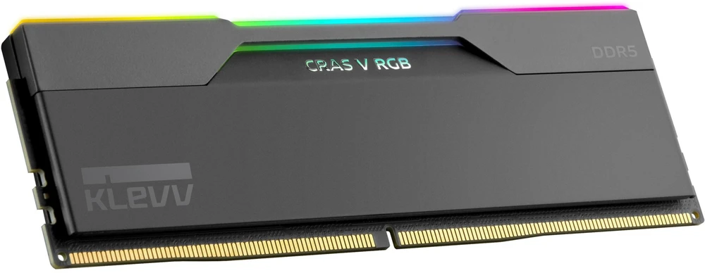 RAM Atmintis Klevv Cras V RGB moduł pamięci 32 GB 2 x 16 GB DDR5 6400 MT/s 288-pin DIMM (KD5AGUA80-64B300G)