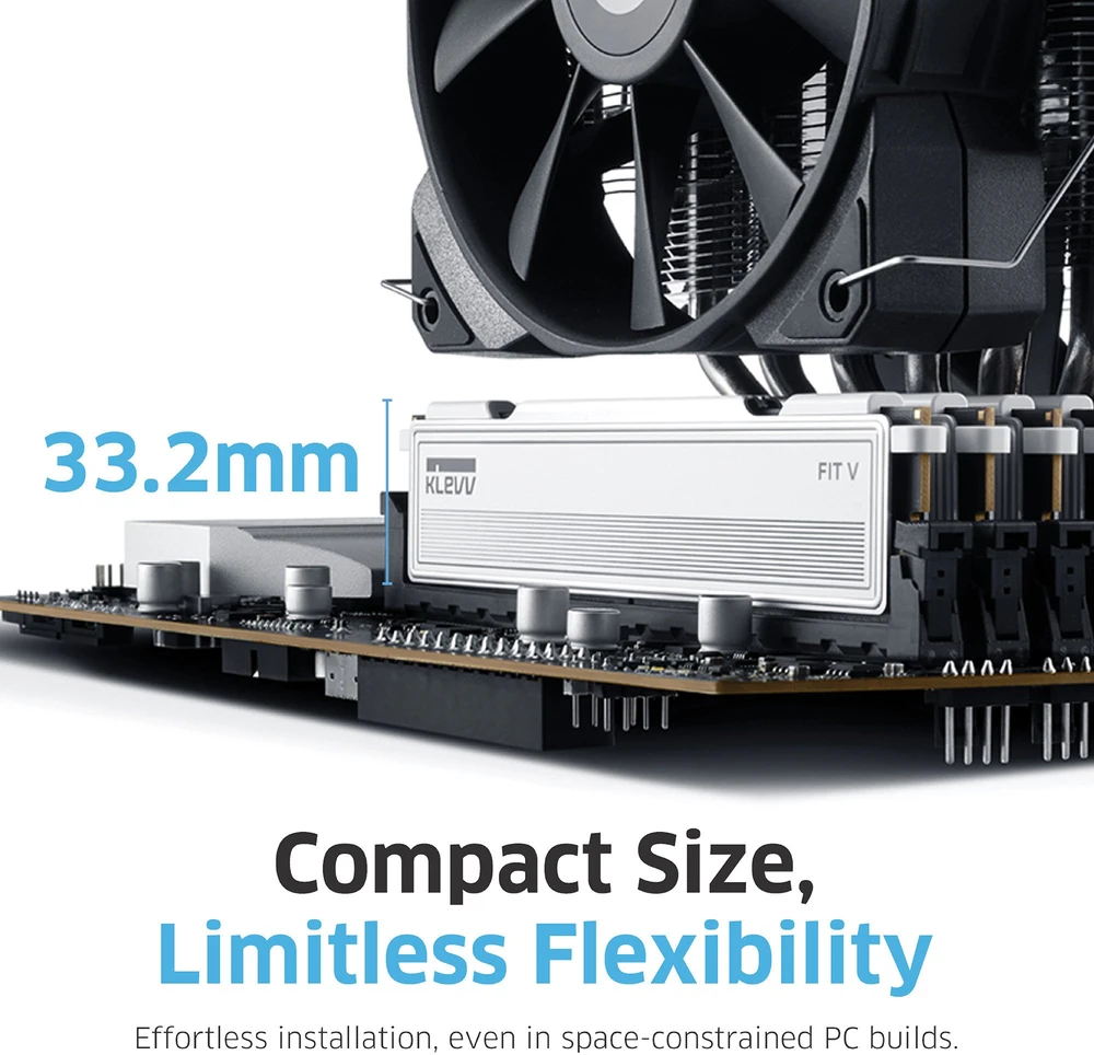 RAM Atmintis Klevv Modulis pamięci 32 GB 2 x 16 GB DDR5 288-pin DIMM (KD5AGU880-60A300F)