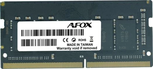 RAM Modulis - AFOX DDR4 8G 2400 SO DIMM 8 GB 2400 MHz