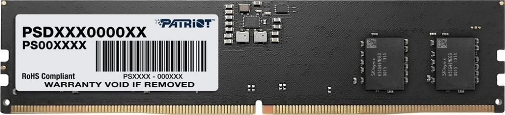 RAM „Patriot Memory Signature Line PSD58G560082“ atminties modulis 8 GB 1 x 8 GB DDR5 5600 MT/s 288 kontaktų UDIMM