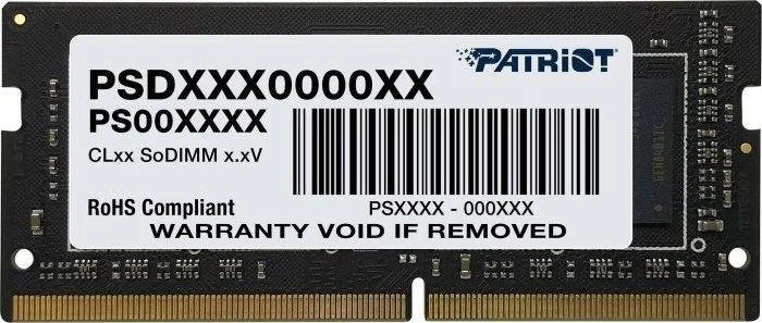 RAM Patriot SO-DIMM DDR4 8GB 3200MHz 512Mx8